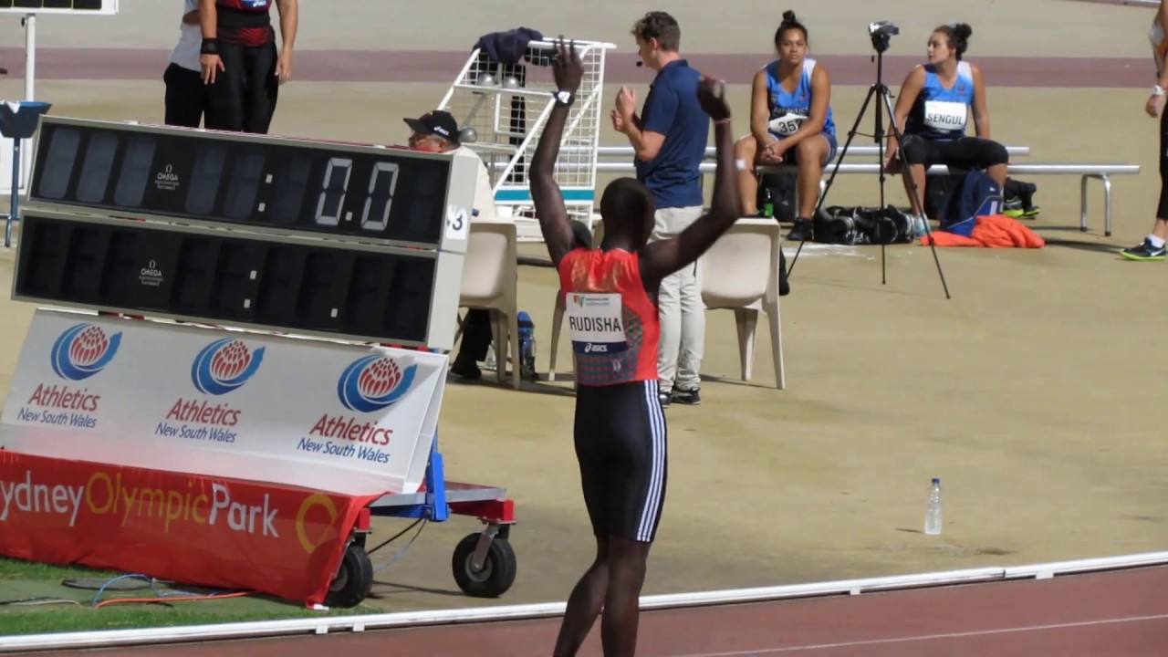 2012 Flashback John Steffensen vs David Rudisha at the Sydney Track Classic