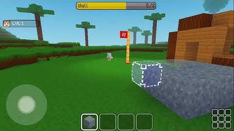 Playing Block Craft 3D for my first time