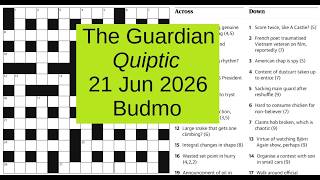 The Guardian Quiptic 1387