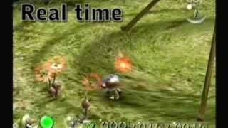 Pikmin 1 Easter egg - flower pikmin cycles to leaf