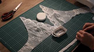 ÉTERNEL ÉPHÉMÈRE - HANDMADE WITH LOVE - Making-off Soutien-gorge foulard Lys