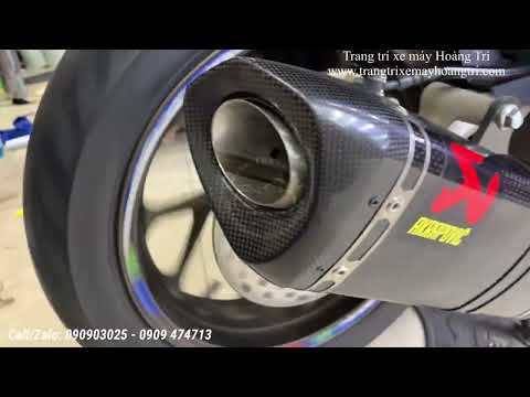 Video Test Pô Akrapovic Carbon lắp trên xe Vario 160 - hàng... - youtube