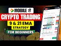 Crypto EMA Strategy Explained | 9 & 21 EMA Basics + Risk Management (Educational Guide)
