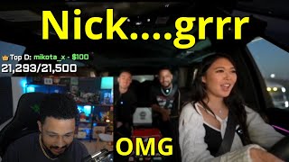 Nick reacts to ExtraEmily saying grr