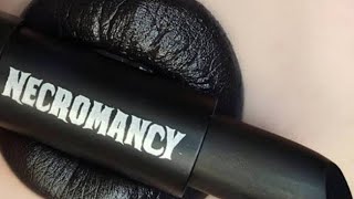 Black Lipstick Necromancy Cosmetica Matte Lipstick Shades