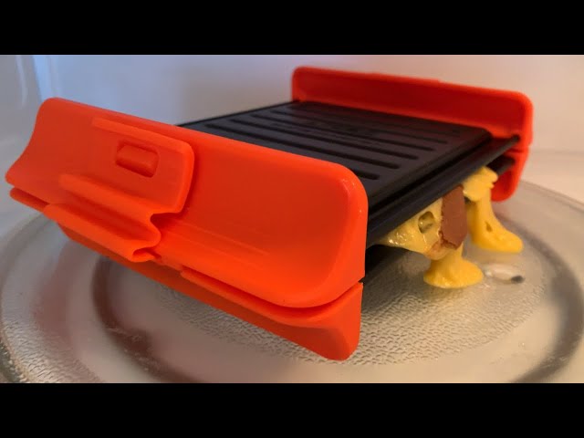 🧀🥪 Microwave Grilled Cheese Maker. INSTAGRAM how to make grilled