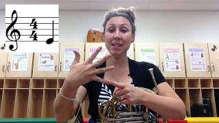 French Horn - How to Play Note E