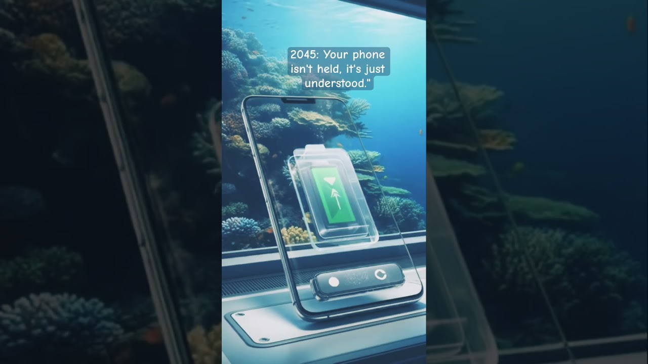 2045: Your phone isn't held, it's just understood."