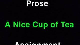 12th English Assignment (Unit - 2 Prose)