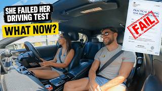 She Failed Her REAL Driving Test...