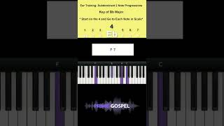 Ear Training: Subdominant 2 Note Progressions in the Key of Bb Major