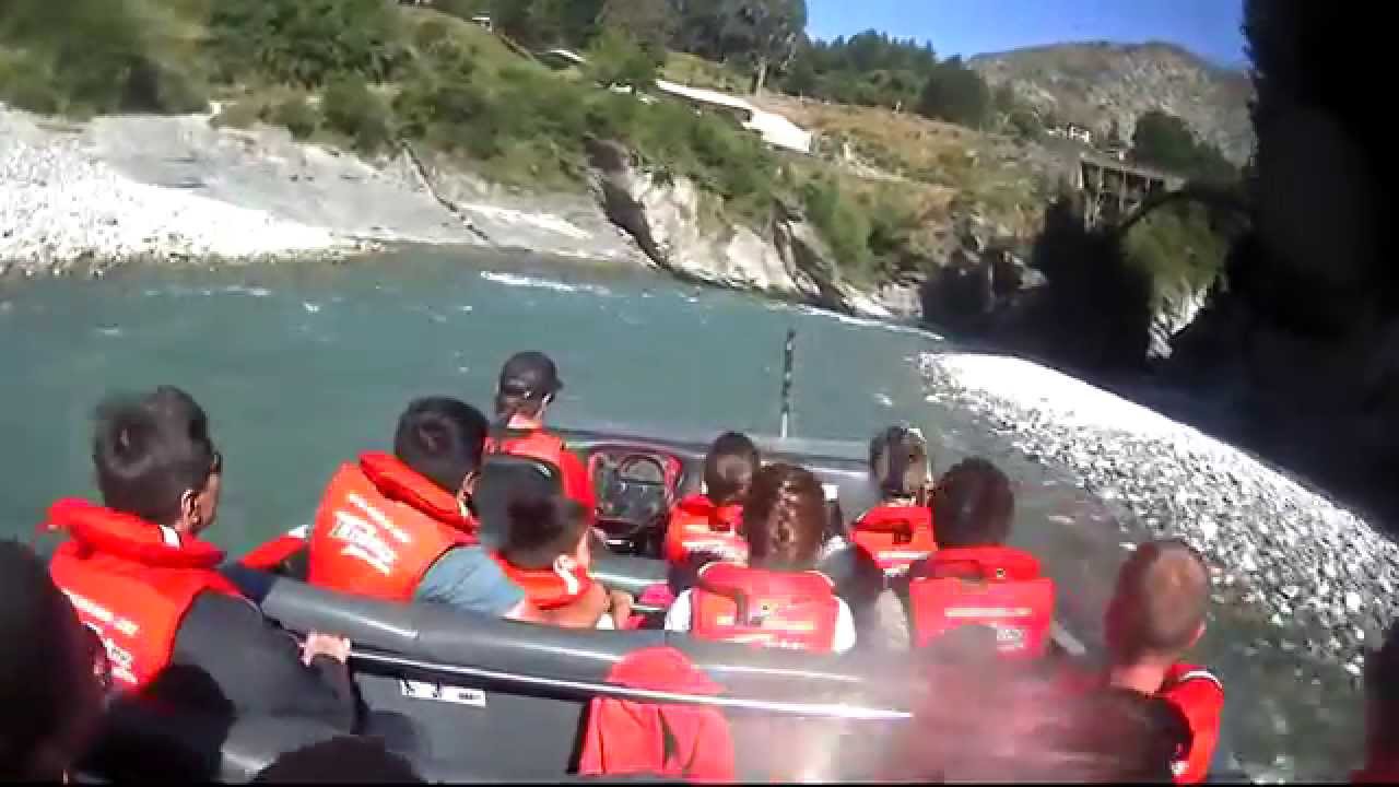 Shotover Jet Boat, Queenstown, New Zealand - YouTube