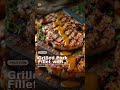 Grilled Pork Fillet with Mustard Sauce Recipe 🥩 #shorts