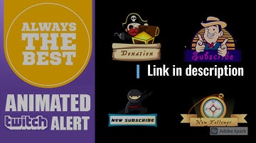 I will custom animated twitch alert for your gaming channel