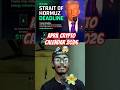 April Market Crash? CPI, FOMC &amp; Bitcoin Dates You Must Know