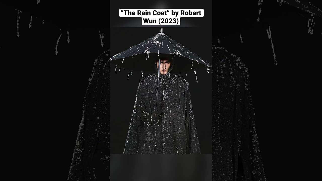 GN x Wun by #robertwun “The Rain 30,000 YouTube consisting - over of swarovski Robert crystals (2023) Coat”