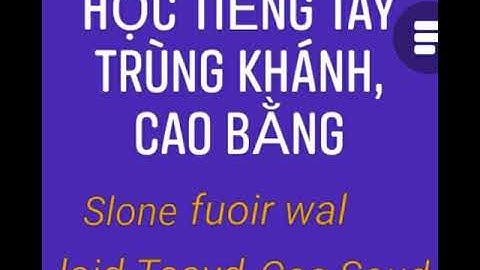 Học tiếng Tày Trùng Khánh - Cao Bằng cùng cô Thúy Nga | Chủ để con vật sống dưới nước