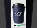 Custom Indigo Candy Gloss Double Wall Paper Cups | Deep Twilight Insulated Packaging