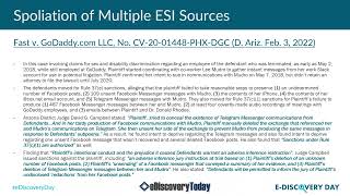 The 7 Most Important E Discovery Cases of 2022