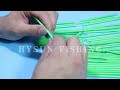 tuna longline fishing accessories braided polyester tube