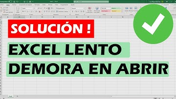 Solución: Excel Lento, no responde, inicia después de varios minutos (Acelerar Excel)