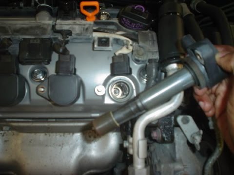 How to Remove broken coil Pack boot on Honda Pilot ( to ... honda spark plug wire diagram 