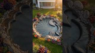 #Transformation#Satisfying Video#Timelapse#GardenGoals#KoiFish#BackyardInspo#LandscapeArch #garden