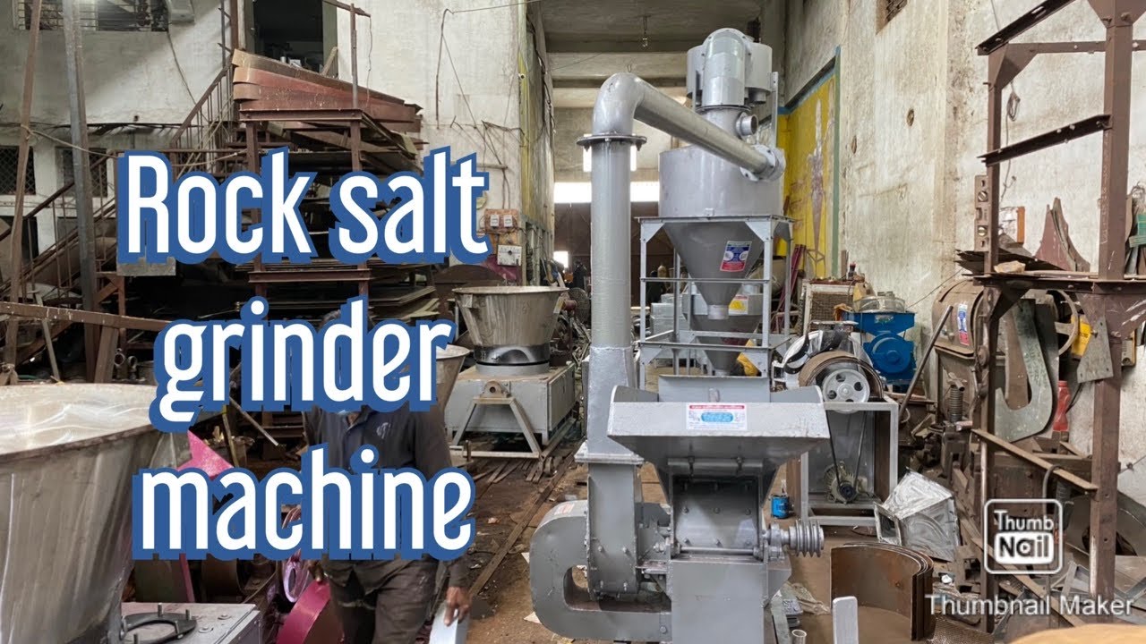 Rock salt grinder machine whatsapp 8871686000 YouTube