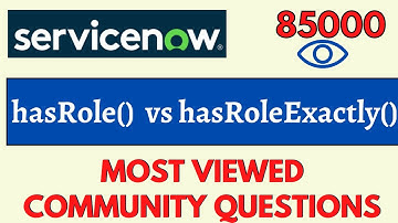 g_user.hasRole() vs g_user.hasRoleExactly() in ServiceNow?