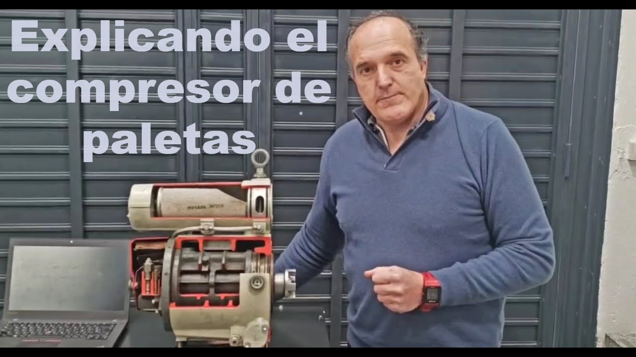 Explicando el funcionamiento de un compresor rotativo de PALETAS