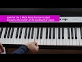 How to attach color me mozart stickers to your piano