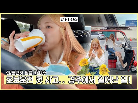 7년차 장롱면허 탈출기🚗 |티볼리/경주여행/드라이브/통일전/<strong>대릉원</strong>/푸릇/황리단길/먹방|GONGSIL 공실이