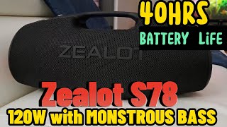 ZEALOT S78 120W Portable Speaker Unboxed: A Powerhouse for Adventure