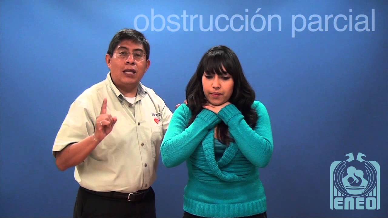 Atragantamiento en adultos