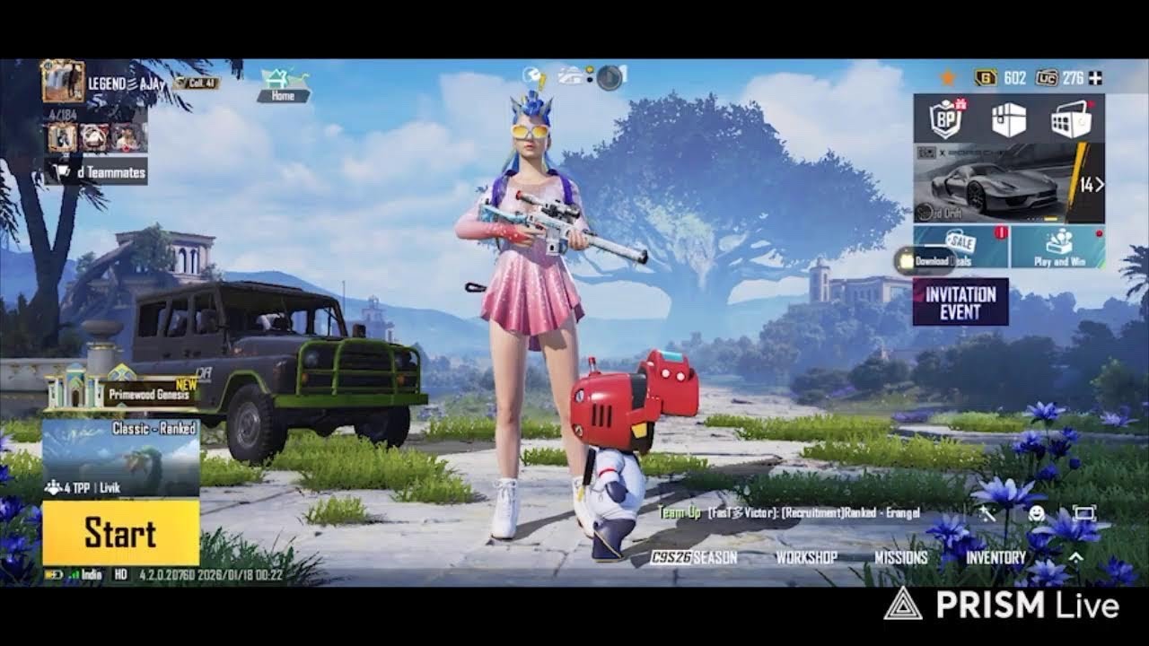 Live streaming of AJ gaming