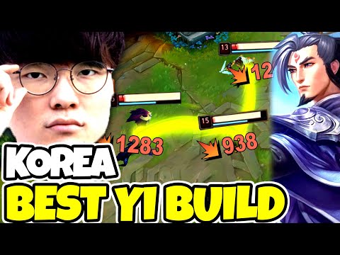 The BEST Master Yi build in KOREA SERVER