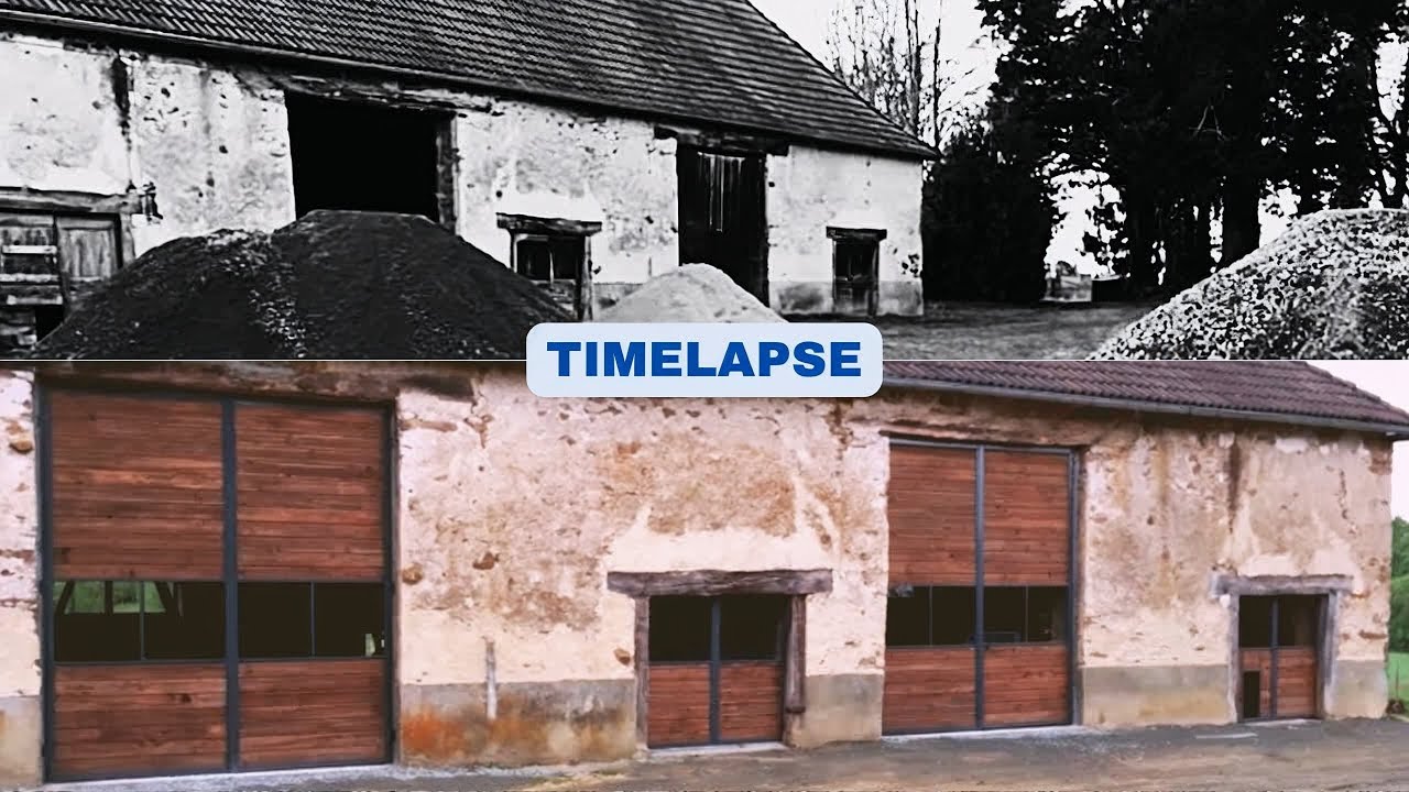 Je transforme une GRANGE abandonnée en ATELIER de Rêve (Timelapse)