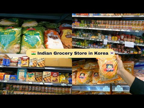 Indian GROCERIES Shopping in Korea Suwon's Global Food Mart Tour Finds