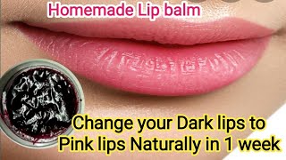 DIY/Homemade Lipbalm for Pink lips Naturally in 1week/Get Soft lips/How to make lipbalm in a easyway screenshot 5