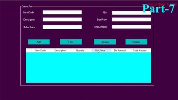 Item Form For Invoice Billing Software in VB.NET