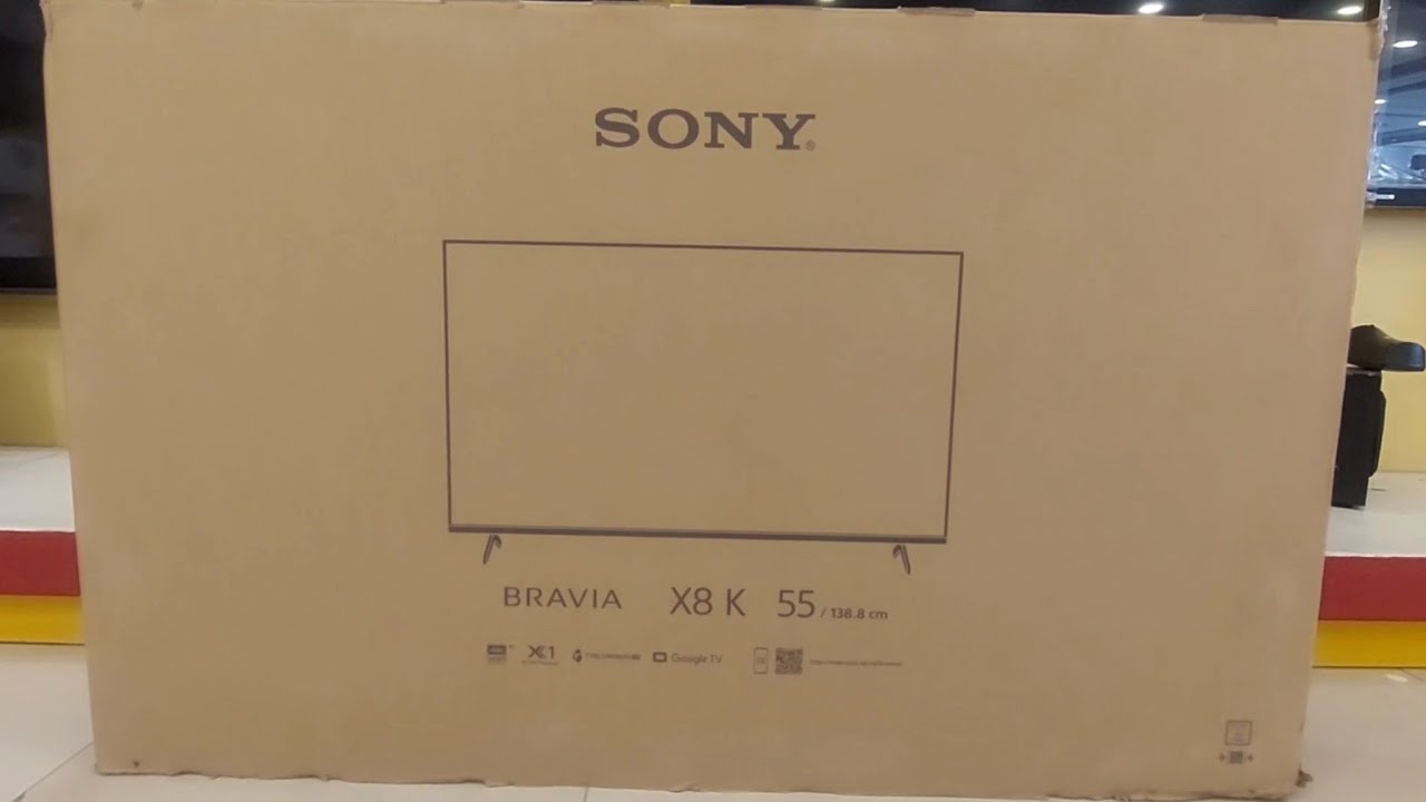 Sony Bravia x80k 4k Ultara Google Tv with bluetooth 55inch Unboxed and