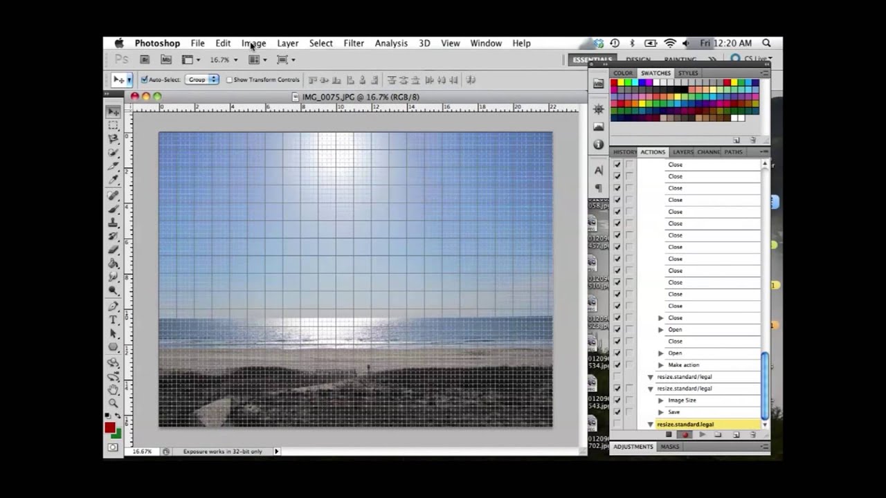 Batch Editing Files in Photoshop - YouTube