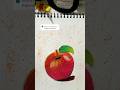 Realistic apple painting 🎨 | #shorts #painting