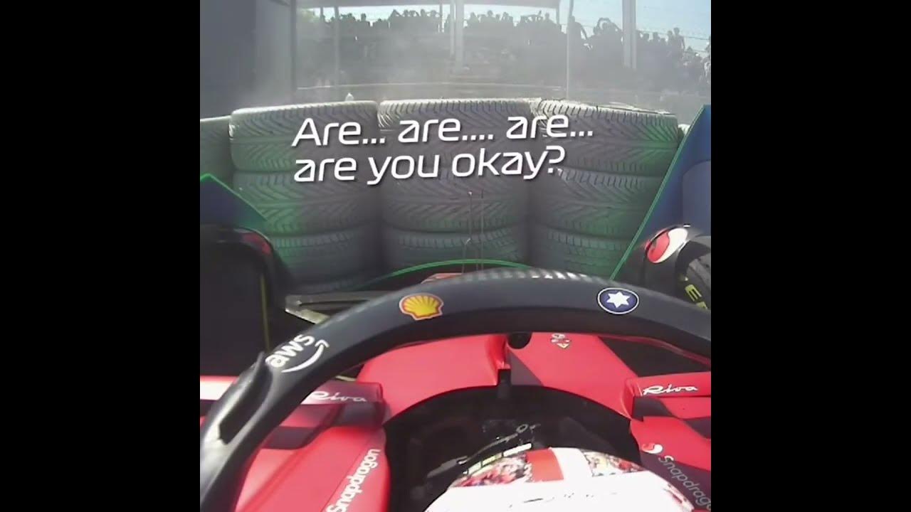 Charles Leclerc Shouting After His Crash | 2022 French GP