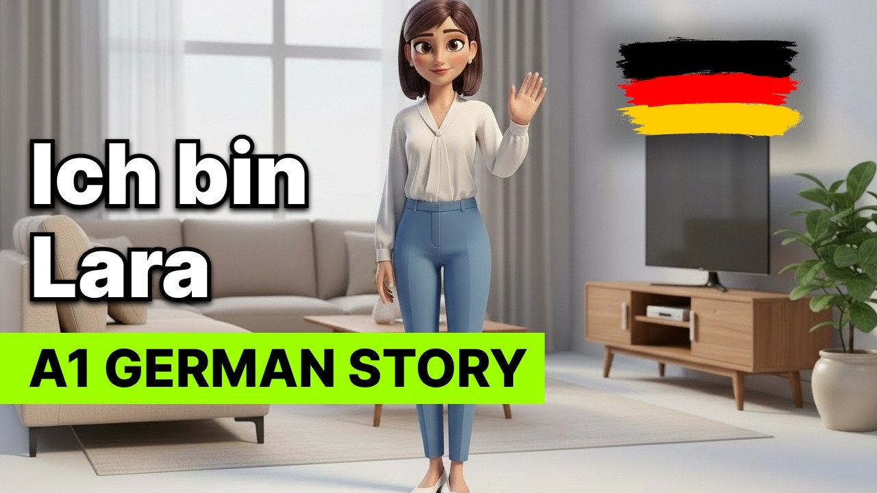 Learn German with a Story: Lara’s First Conversation