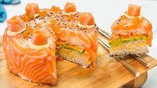 Sushi Cake!!! 🍰🍣🍣🍣🍣