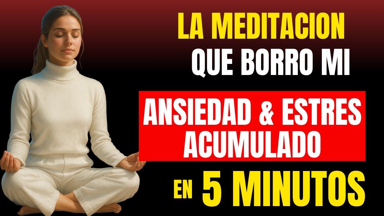 🧘‍♀️ MEDITACION para la ANSIEDAD y el ESTRES  | ELIMINA en MINUTOS