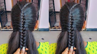 Beautiful Latest dazzling Hairstyles |New open Hairstyle on occasions for girls| #nirmalahairstyles