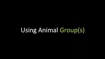 AnimalCare Software How-To-Video: Using Animal Group(s)
