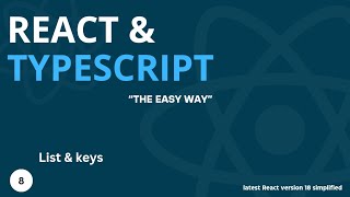 Celebrity Latest React & Typescript Tutorial #8 - List and Keys Wealth